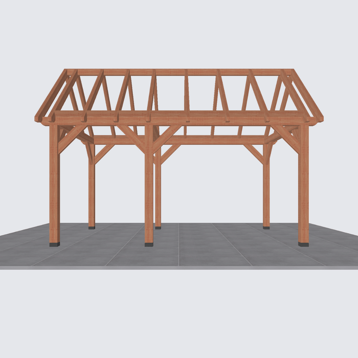 Douglas Zadeldak constructie - 525x305cm