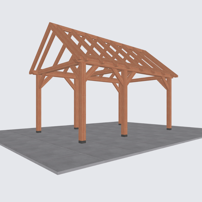 Douglas Zadeldak constructie - 525x305cm