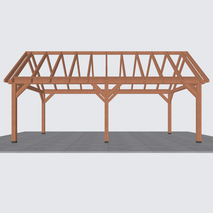 Douglas Zadeldak constructie - 765x370cm