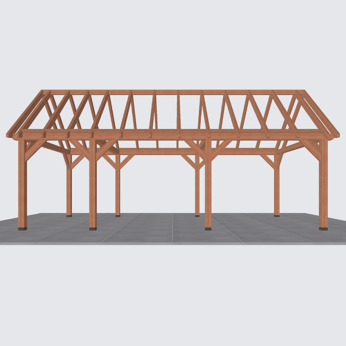 Douglas Zadeldak constructie - 815x370cm