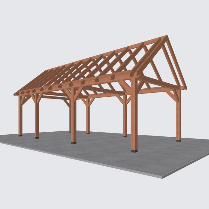 Douglas Zadeldak constructie - 815x370cm