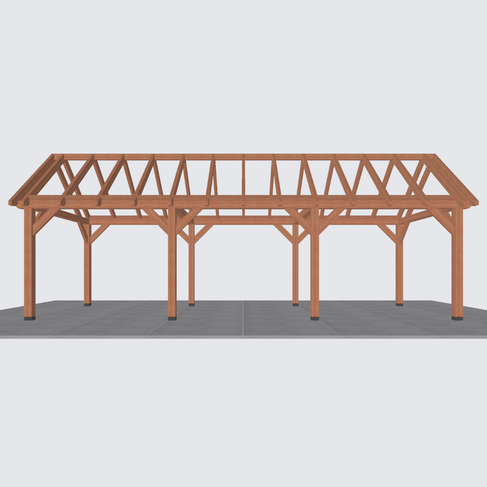 Douglas Zadeldak constructie - 930x305cm