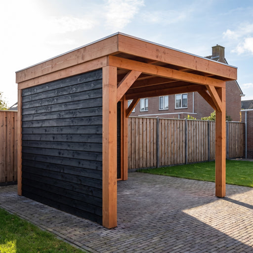 Douglas Overkapping Lano Zwart - 315x335cm - sfeerfoto