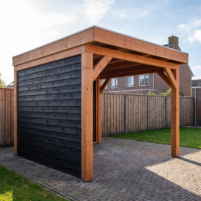 Douglas Overkapping Lano Zwart - 315x335cm - sfeerfoto