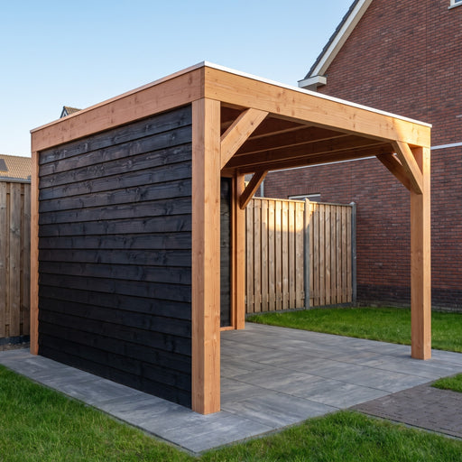 Douglas Overkapping Modern Zwart - 310x310cm - sfeerfoto