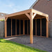 Douglas Overkapping Modern Zwart - 375x310cm - sfeerfoto