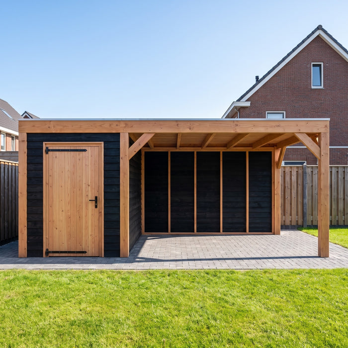Douglas Overkapping Modern Zwart - 555x310cm - sfeerfoto