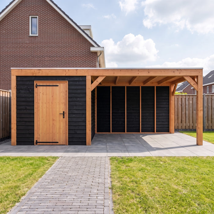 Douglas Overkapping Modern Zwart - 610x310cm - sfeerfoto