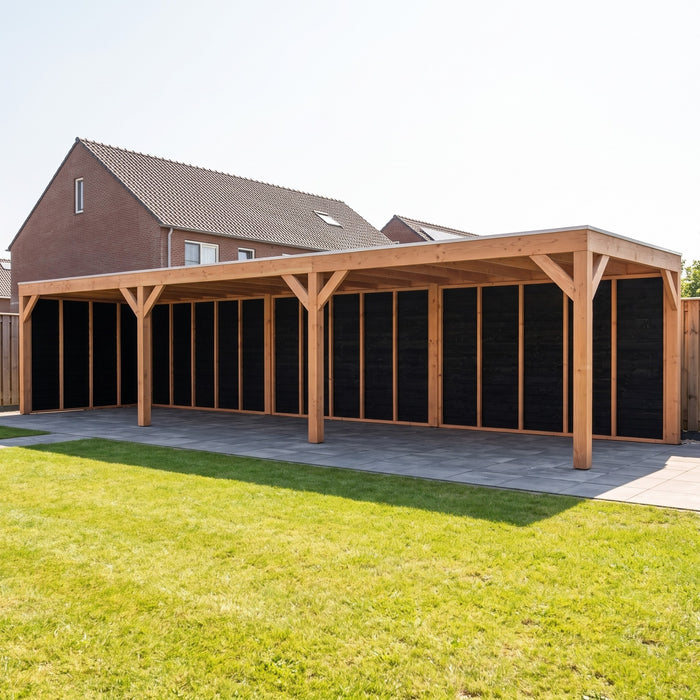 Douglas Overkapping Modern Zwart - 1085x310cm - sfeerfoto