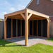 Douglas Overkapping Modern Zwart - 310x375cm - sfeerfoto