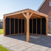 Douglas Overkapping Modern Zwart - 375x375cm - sfeerfoto