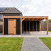 Douglas Overkapping Modern Zwart - 610x375cm - sfeerfoto