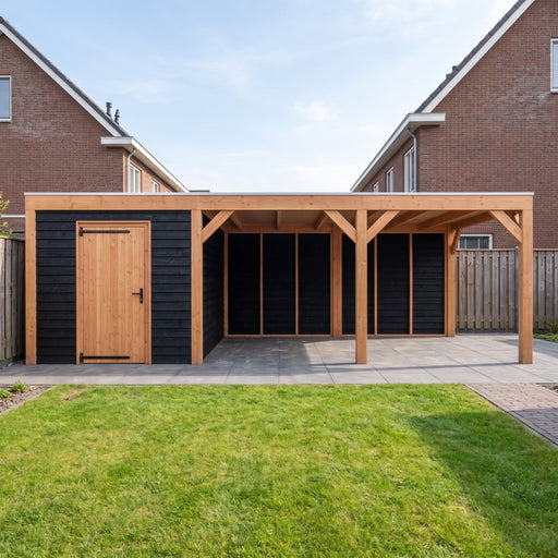 Douglas Overkapping Modern Zwart - 735x375cm - sfeerfoto