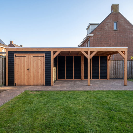 Douglas Overkapping Modern Zwart - 785x375cm - sfeerfoto