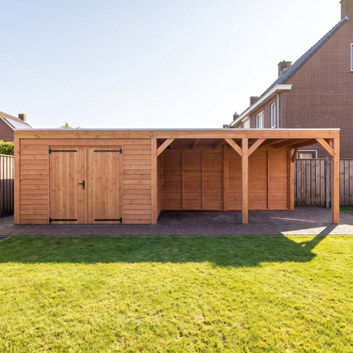 Douglas Overkapping Modern - 850x375cm - sfeerfoto