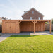 Douglas Overkapping Modern - 890x375cm - sfeerfoto