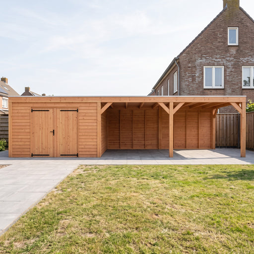 Douglas Overkapping Modern - 955x375cm - sfeerfoto