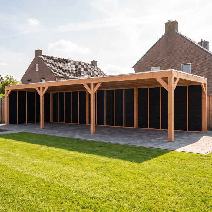Douglas Overkapping Modern Zwart - 1085x375cm - sfeerfoto