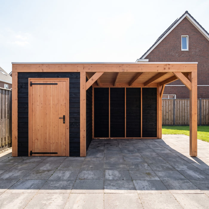 Douglas Overkapping Modern Zwart - 485x375cm - sfeerfoto