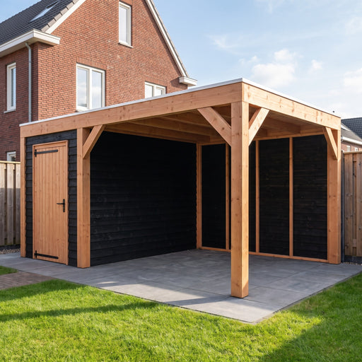 Douglas Overkapping Modern Zwart - 485x310cm - sfeerfoto