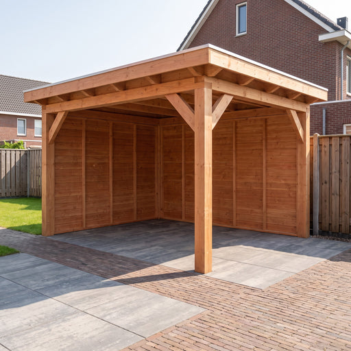 Douglas Overkapping Landelijk - 370x305cm - Volledig op Maat - sfeerfoto