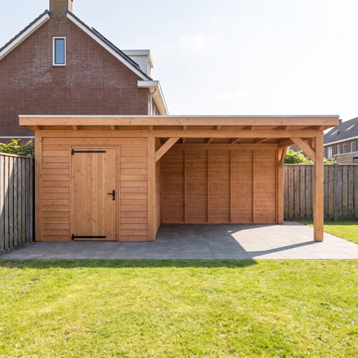 Douglas Overkapping Landelijk - 610x305cm - Volledig op Maat - sfeerfoto