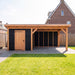 Douglas Overkapping Landelijk Zwart - 610x305cm - Volledig op Maat - sfeerfoto