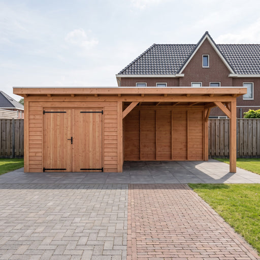 Douglas Overkapping Landelijk - 660x305cm - Volledig op Maat - sfeerfoto