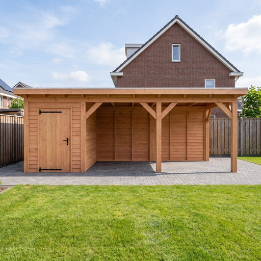 Douglas Overkapping Landelijk - 670x305cm - Volledig op Maat - sfeerfoto