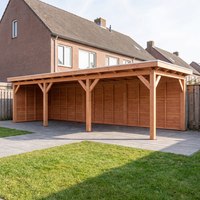Douglas Overkapping Landelijk - 890x305cm - Volledig op Maat - sfeerfoto