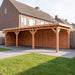 Douglas Overkapping Landelijk - 890x305cm - Volledig op Maat - sfeerfoto