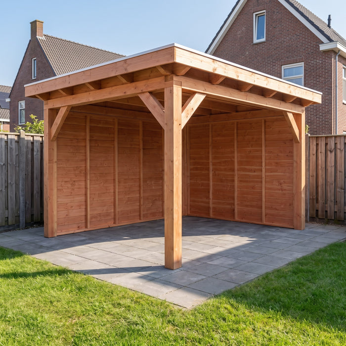 Douglas Overkapping Landelijk - 305x370cm - Volledig op Maat - sfeerfoto