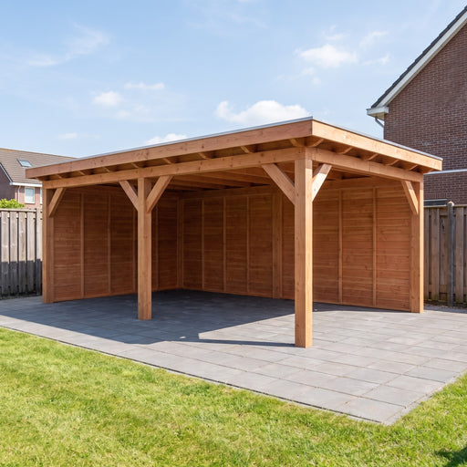 Douglas Overkapping Landelijk - 595x370cm - Volledig op Maat - sfeerfoto