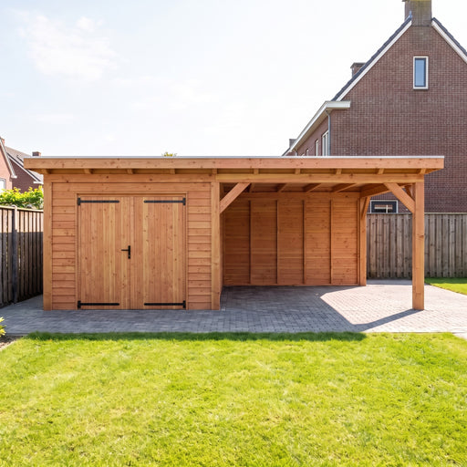 Douglas Overkapping Landelijk - 660x370cm - Volledig op Maat - sfeerfoto