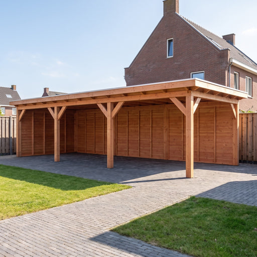 Douglas Overkapping Landelijk - 890x370cm - Volledig op Maat - sfeerfoto