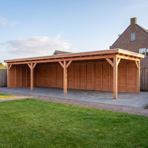 Douglas Overkapping Landelijk - 1080x370cm - Volledig op Maat - sfeerfoto