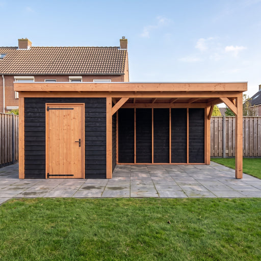 Douglas Overkapping Lermo Zwart - 615x335cm - sfeerfoto