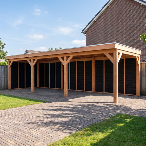Douglas Overkapping Pasero Zwart - 895x335cm - sfeerfoto