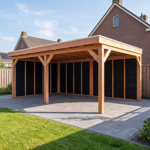 Douglas Overkapping Felice Zwart - 605x395cm - sfeerfoto