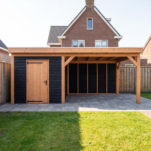 Douglas Overkapping Castel Zwart - 615x395cm - sfeerfoto