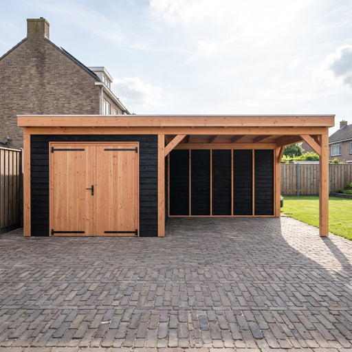 Douglas Overkapping Cino Zwart - 670x395cm - sfeerfoto