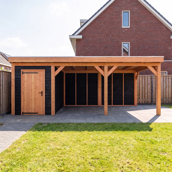 Douglas Overkapping Amefa Zwart - 675x395cm - sfeerfoto