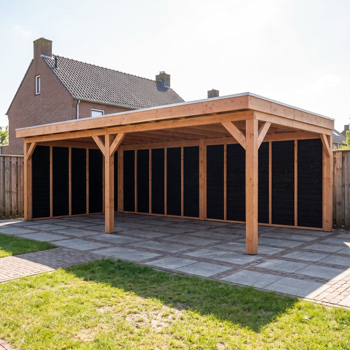 Douglas Overkapping Riva Zwart - 735x395cm - sfeerfoto