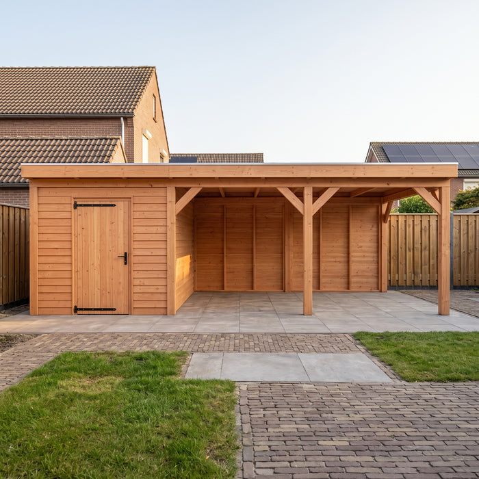Douglas Overkapping Gros - 740x395cm - sfeerfoto