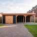 Douglas Overkapping Vico Zwart - 855x395cm - sfeerfoto