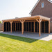 Douglas Overkapping Levo Zwart - 895x395cm - sfeerfoto