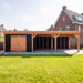 Douglas Overkapping Cima Zwart - 960x395cm - sfeerfoto
