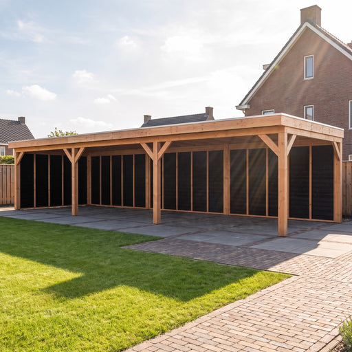 Douglas Overkapping Mila Zwart - 1090x395cm - sfeerfoto