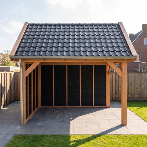 Douglas Zadeldak Landelijk Zwart - 410x305cm - Volledig op Maat