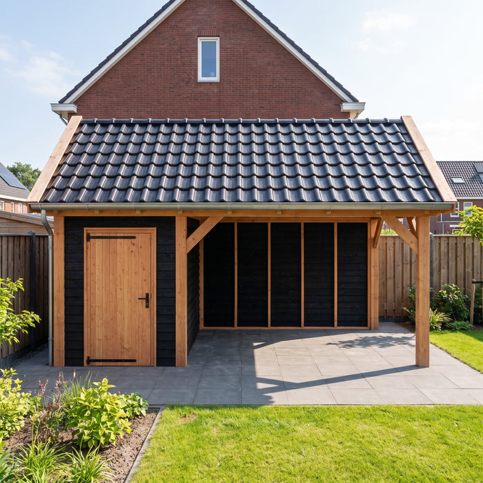 Douglas Zadeldak Landelijk Zwart - 590x305cm - Volledig op Maat